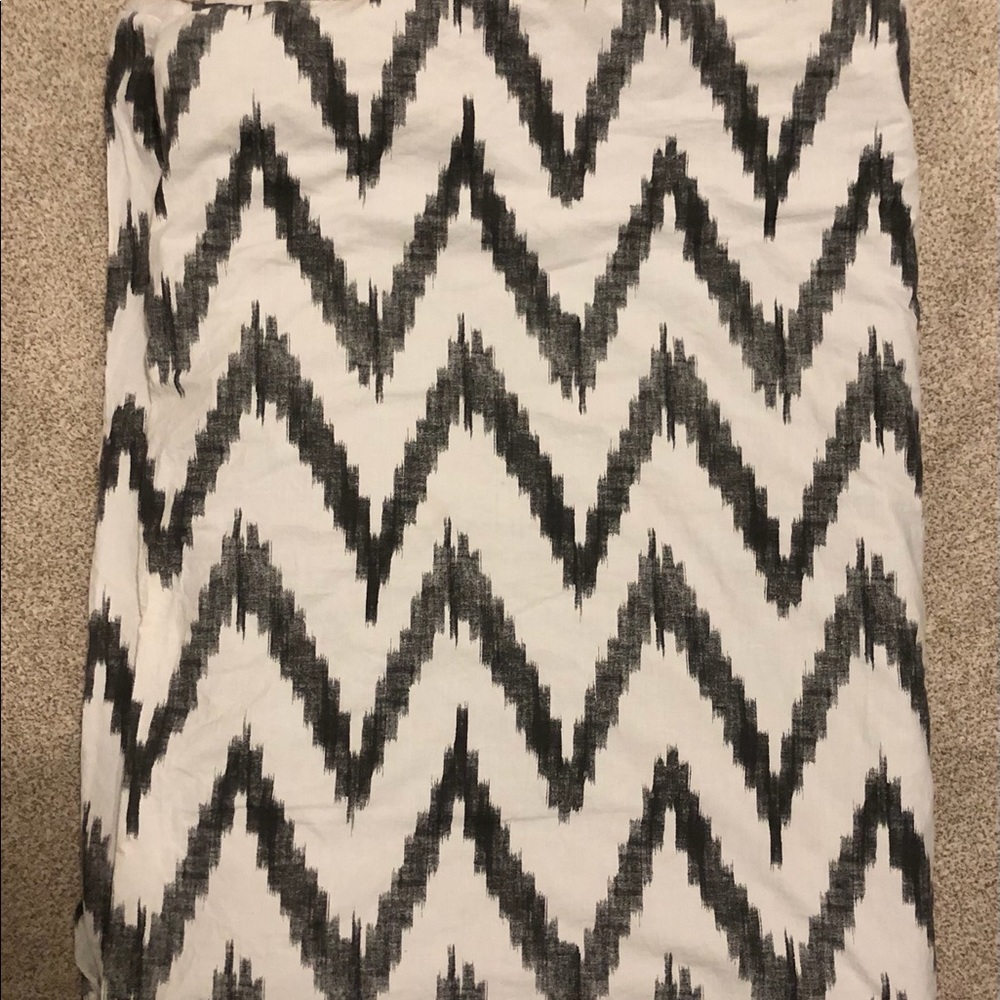 West Elm Chevron/Aztec Duvet Cover + Comforter